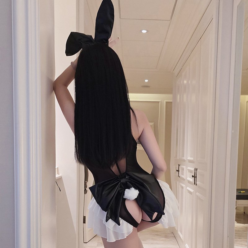 Bunny girl jumpsuit gauze skirt 3 LustFlox – Unleash Your Desire jumpsuit gauze skirt-Role play3