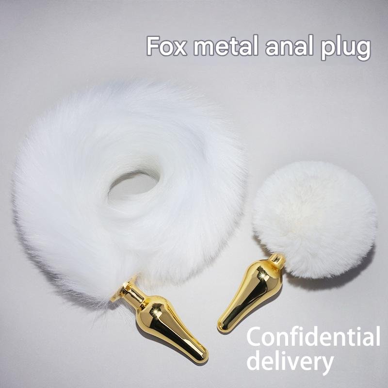 Fox ear headdress + insertable metal butt plug 1
