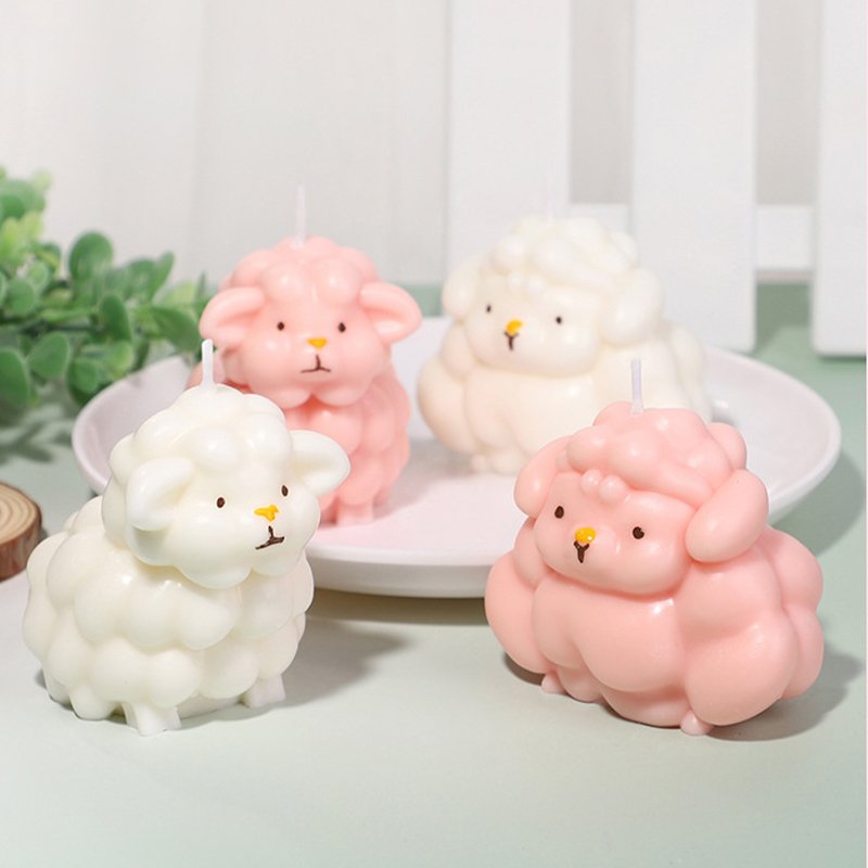 Little sheep shaped soy candle 2 LustFlox – Unleash Your Desire Little sheep shaped soy low temperature candle 2